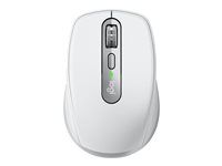 Myš - pravák - optický - 6 tlačítka - bezdrátový - Bluetooth - USB přijímač Logitech Logi Bolt - bledě šedá