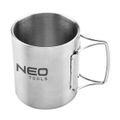 NEO TOOLS 63-150, Kempingový hrnek, 320ml, nerez