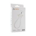 SBOX LANYARD Kábel USB-C/USB-C, 60W, 1.5m, biela