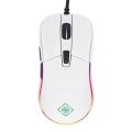 DELTACO GAM-085-W GAMING, Myš, USB, bílá