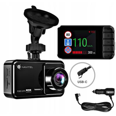 NAVITEL R385 GPS, 2K kamera do auta