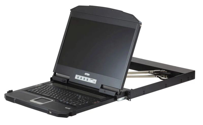ATEN console, 18.5" LED LCD, HDMI, DVI, VGA, 19"