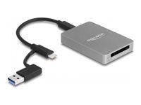 USB Type-C  Card Reader in aluminium enc