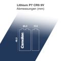CAMELION Batéria LITHIUM CR9V, P7, 9V, 1ks