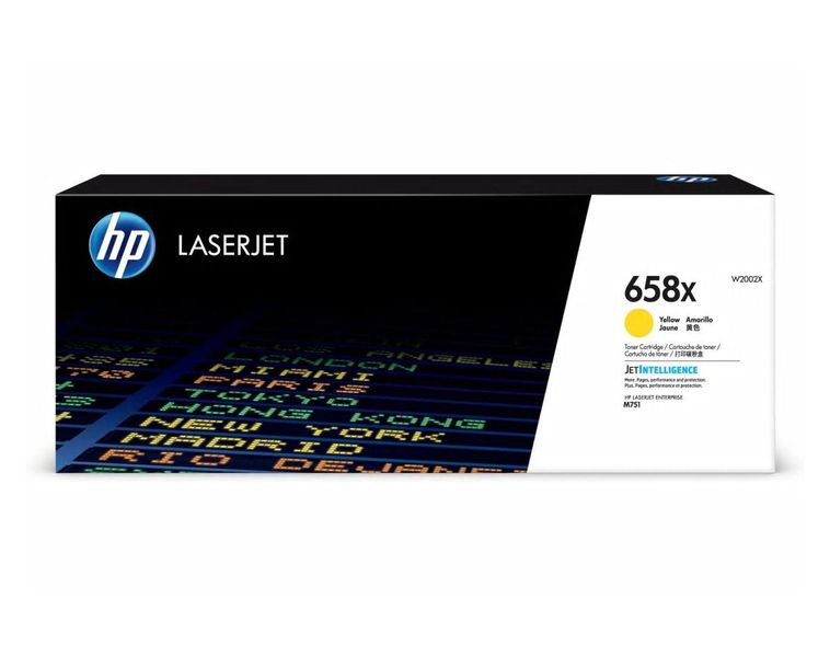 HP Žlutá originální tonerová kazeta HP 658X