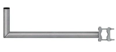 Anténní držák 70 na balkón s třmenem průměr 42mm výška 16cm