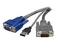 1.8m Ultra-Thin USB VGA 2-in-1 KVM Cable - SVUSBVGA6