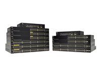 Přepínač - L3 - inteligentní - 16 x 10/100/1000 + 2 x kombinovaný Gigabit Ethernet/Gigabit SFP - Lze montovat do rozvaděče - repasováno