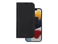 Pouzdro s klopou pro mobilní telefon - kůže full-grain - černá - pro Apple iPhone 13 Pro Max