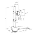 SBOX LCD-F012-3, Stojan na 1 monitor 17"-32"