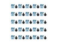 50 Pack - Network Rack Screws and Clip Nuts for Rack Mount Server Cabinet or Enclosure (CLPSCRW1032) - Šrouby a matice pro regál - pro P/N: 2POSTRACK12, 2POSTRACK16, CABSCRWS1032