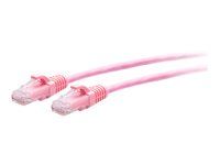 Pink - Patch kabel - RJ-45 (M) do RJ-45 (M) - 3 m - 4.8 mm - UTP - CAT 6a - lisovaný, provedení bez hrbolků - růžová