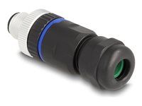 M12 Connector A-coded 5 pin male for mou