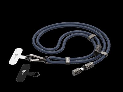 Snake Lanyard - Navy Blue