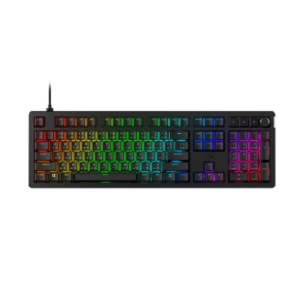 HP HyperX Alloy Rise/Drôtová USB/US layout/Čierna