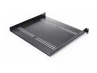 Startech 2-Pack 1U Server Rack Shelf, Vented, 44lb Capacity, 16" Deep (CABSHELF116V2PK) - Police skríne - cerná - 1U - 19" (balení 2)
