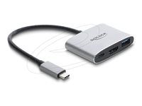 Delock - Dokovací stanice - pro chytrý telefon, tablet, laptop - USB-C - HDMI