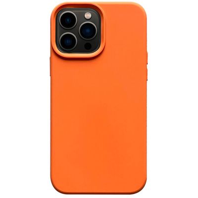ER POWER Silikonový kryt CARNEVAL SNAP pro iPhone 14 Pro  s MagSafe - oranžová