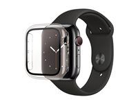 PanzerGlass Full Protection pro Apple Watch 4/5/6/SE 44mm (ochranné sklo + čirý rámeček chránící celé tělo hodinek - stačí nacvaknout - bez lepení)