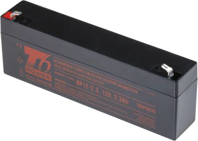 Akumulátor T6 Power NP12-2.3, 12V, 2,3Ah, F1
