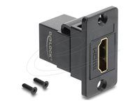 Delock Panel Mount HDMI female to female