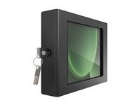 Compulocks Apex Galaxy Tab Active 3/5 8" Apex Enclosure Wall Mount - Montážní sada (kryt) - odkrytá prední/zadní kamera a senzory - pro tablet - kov - cerná - montáž na stenu - pro Samsung Galaxy Tab Active3, Tab Active5