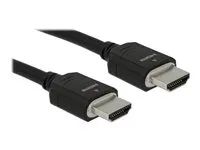 Ultra High Speed - HDMI kabel - HDMI s piny (male) do HDMI s piny (male) - 2 m - trojnásobně stíněný - černá - podpora Dolby DTS-HD Master Audio, podpora Dolby TrueHD, podporuje poměr stran obrazu 21:9, podpora 8K UHD (7680 x 4320)