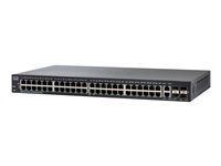 Přepínač - řízený - 48 x 10/100 + 2 x 10/100/1000 + 2 x kombinace Gigabit SFP + 2 x gigabitů SFP - Lze montovat do rozvaděče - repasováno
