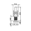 Konektor pro solární panely MC4-M na panel - female
