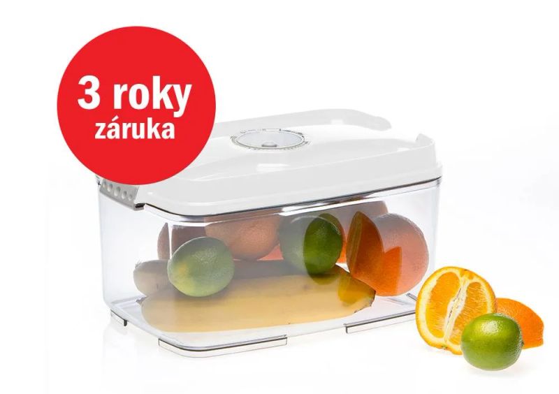 STATUS Tritan vakuová dóza 4,5l 178701, bílá