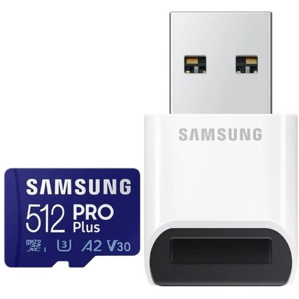 SAMSUNG Micro SDXC PRO+ 512GB +USB