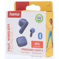 HAMA Freedom Light II, Bezdrátová sluchátka, modrá