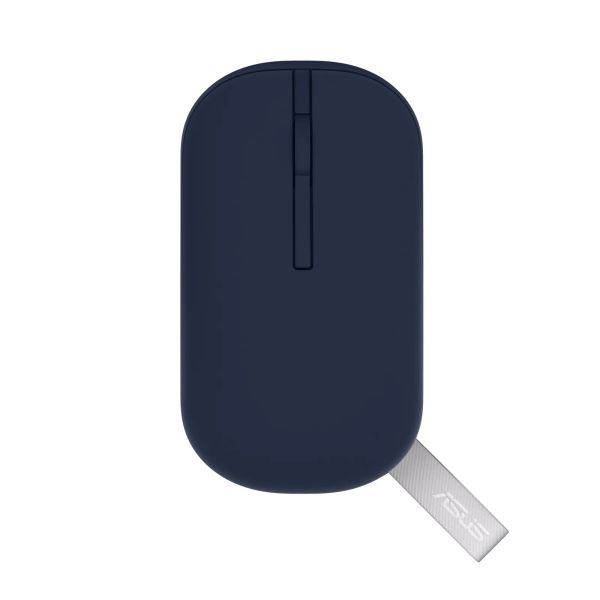 ASUS Marshmallow MD100 Lite/Cestovní/Optická/1 600 DPI/USB+BT/Modrá