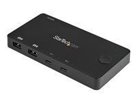 4K HDMI KVM Switch - Přepínač KVM / audio - 2 x KVM / zvuk - desktop