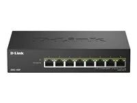 D-Link DMS-108P - Prepínac - nerízený - 8 x 10/100/1000/2.5G - desktop - PoE+ (230 W)