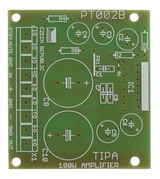 Plošný spoj TIPA PT002B PT003B PT005 PT006 Zesilovač 100W s TDA729x