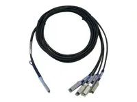Síťový kabel - QSFP+ (M) do SFP+ (M) - 3 m - šedá - pro P/N: FPR4225-ASA-K9, HCI-FI-6454, N9K-C9348-FX3-B24C, NC57C3-MOD-P-SYS, NC57C3-MODS-P-SYS