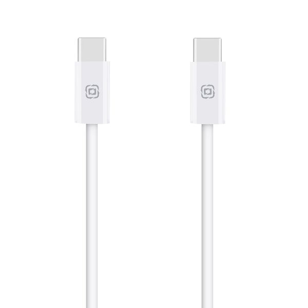 OBAL:ME Super Fast USB-C/USB-C Pletený kabel 100W 2m White