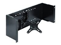 Alarm monitoru - montáž do racku - černá - 4U - 19"
