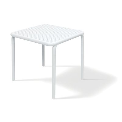 Zahradní stůl BRENE 795x795x755mm - bílá