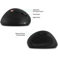 CONNECT IT  HEALTH LADIES, Ergonomická myš blk