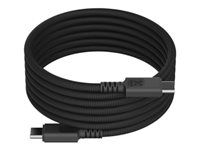 USB kabel - USB-C (M) do USB-C (M) - USB napájení (100W), magnetický - černá