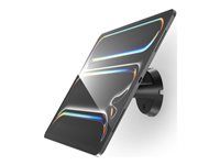 Montážní sada (montáž na zeď) - pro tablet - neviditelný - černá - velikost obrazovky: up to 13" - montážní rozhraní: 100 x 100 mm