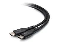 USB 2.0 (480Mbps) - USB kabel - USB-C (M) do USB-C (M) - USB 2.0 - 20 V - 5 A - 3.7 m - černá