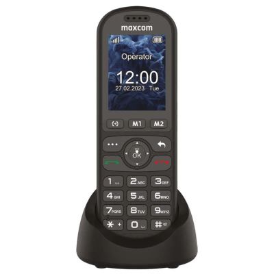 MAXCOM Telefon COMFORT MM39D SE, černý