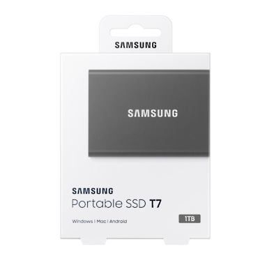 SAMSUNG Portable SSD T7 1TB, šedá