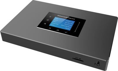 Grandstream UCM6301 VoIP PBX, 500 uživ., 75 soub. hov., videokonf. 12úč., 1xFXO, 1xFXS port