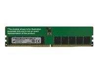 DDR5 - modul - 32 GB - DIMM 288-pin - 3200 MHz / PC5-51200 - CL52 - 1.1 V - nastaveno na taktování - ECC - zelená
