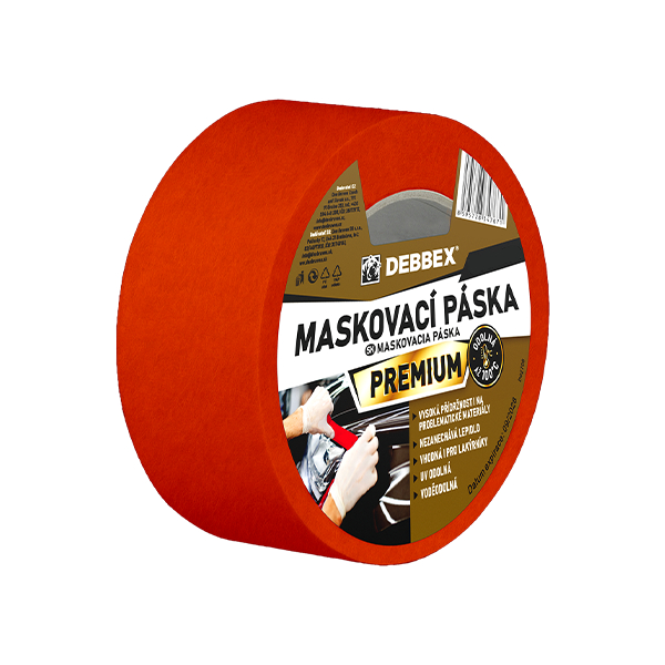DEBBEX 100°C maskovací páska Premium 50mmx50m