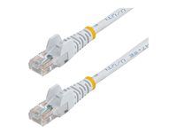Síťový kabel - RJ-45 (M) do RJ-45 (M) - 5 m - UTP - CAT 5e - provedení bez hrbolků, licna - bílá